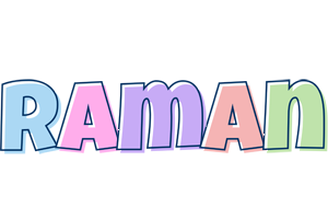 Raman pastel logo