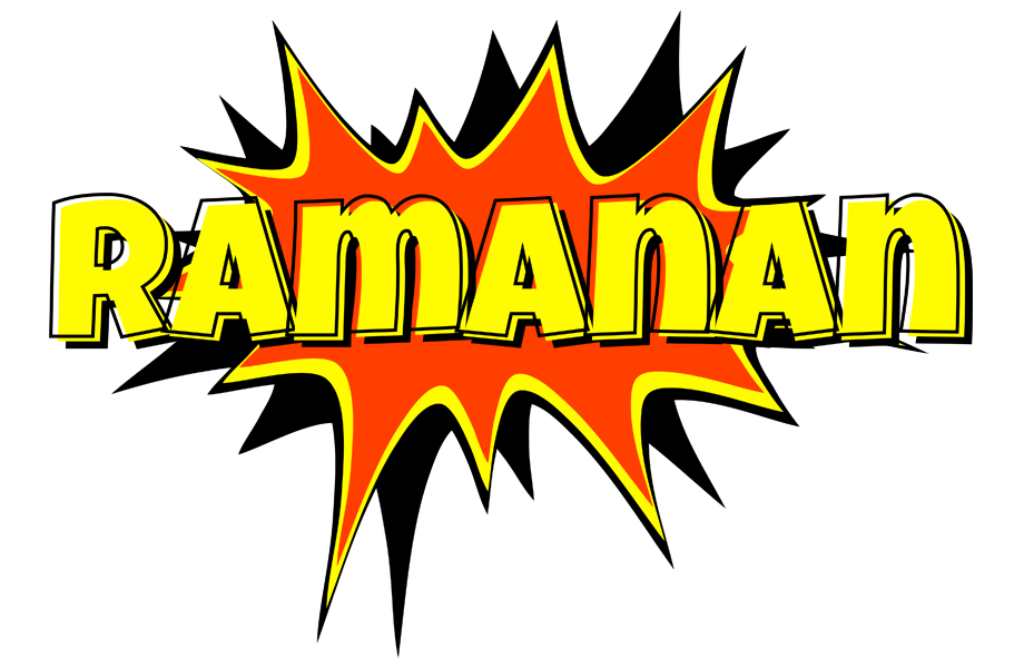 Ramanan bazinga logo