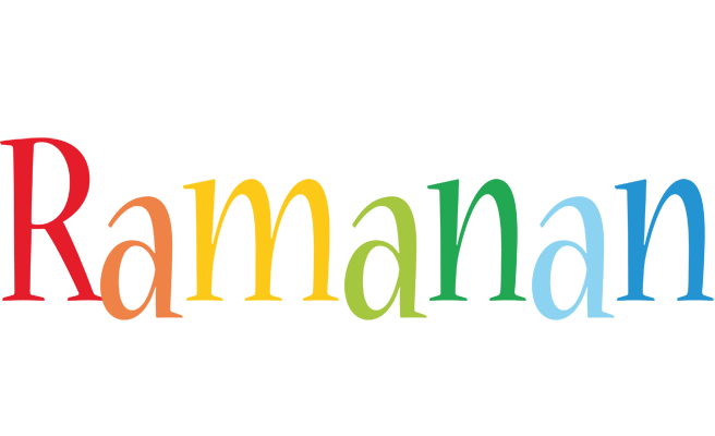 Ramanan birthday logo