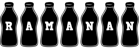 Ramanan bottle logo