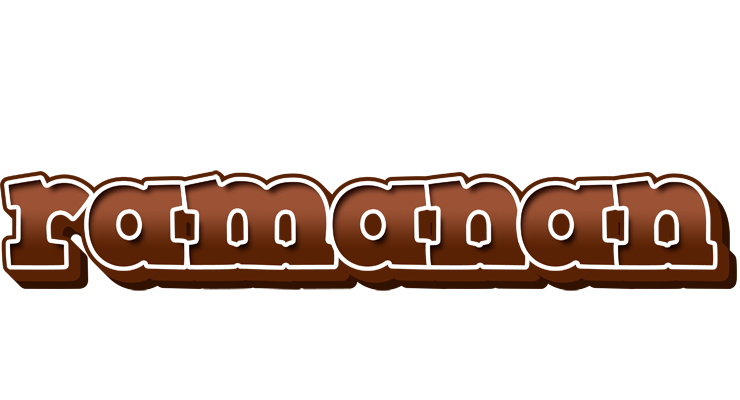 Ramanan brownie logo