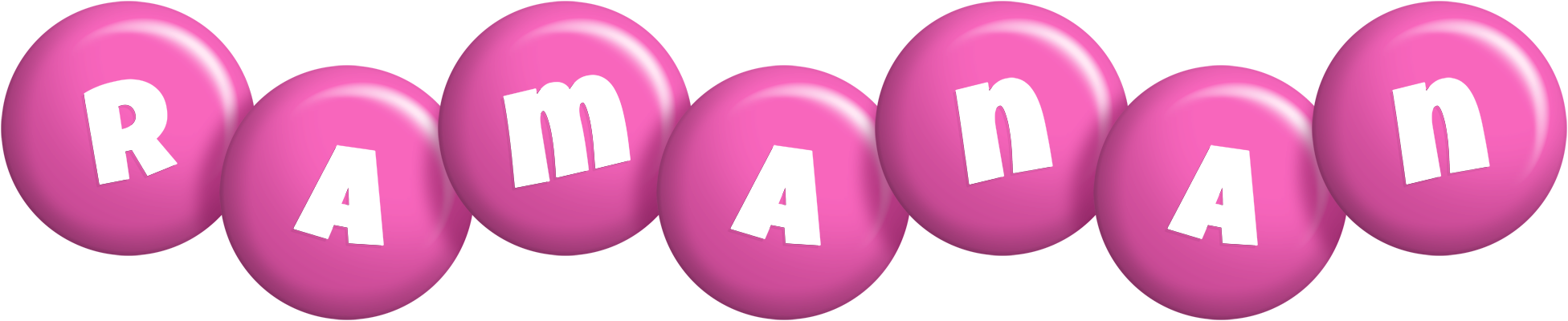 Ramanan candy-pink logo