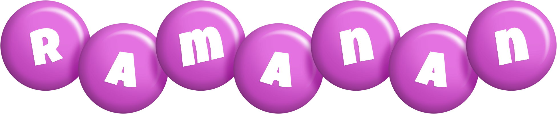 Ramanan candy-purple logo