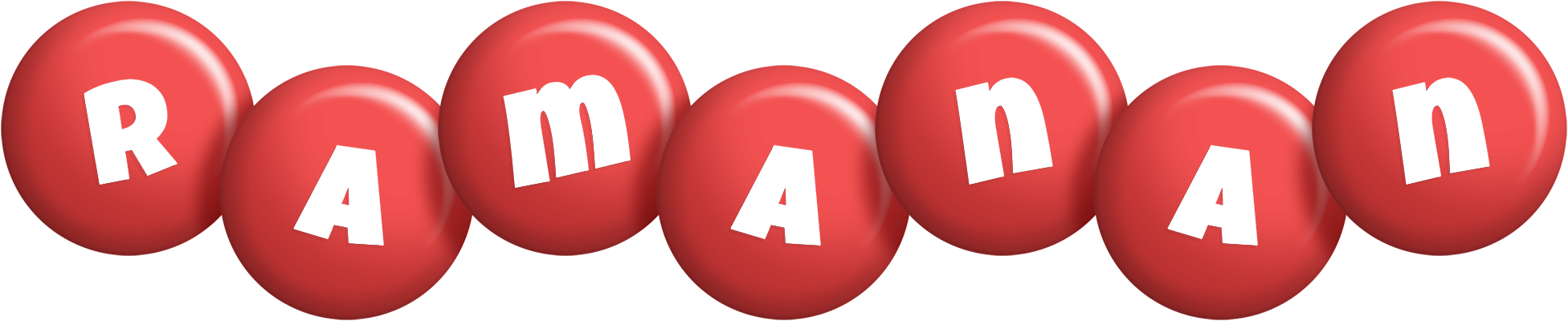 Ramanan candy-red logo