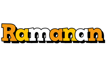 Ramanan cartoon logo