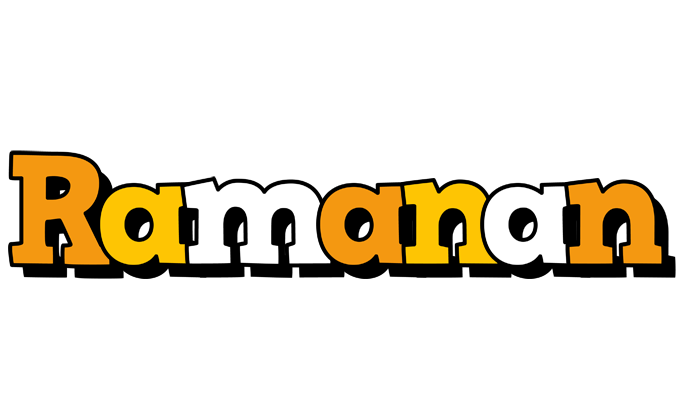 Ramanan cartoon logo