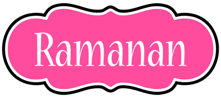 Ramanan invitation logo