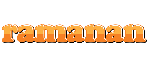 Ramanan orange logo