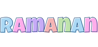 Ramanan pastel logo