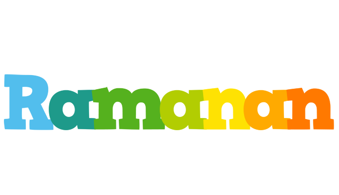 Ramanan rainbows logo