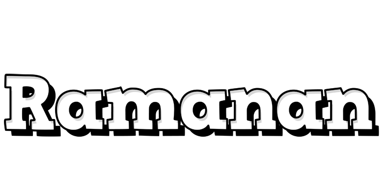 Ramanan snowing logo