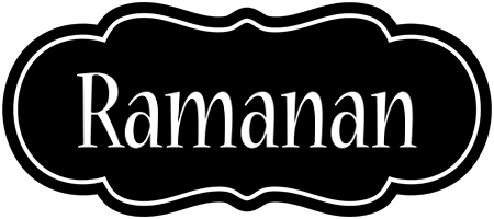 Ramanan welcome logo