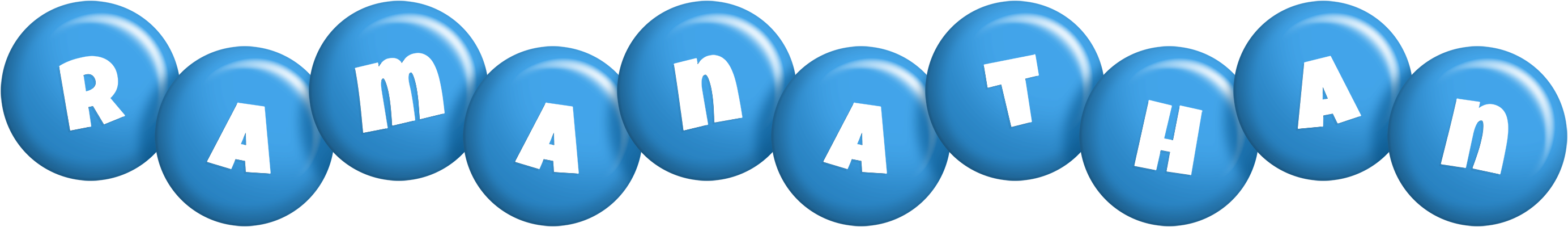 Ramanathan candy-blue logo