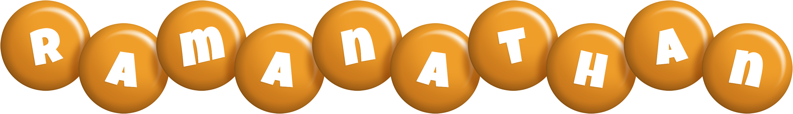 Ramanathan candy-orange logo