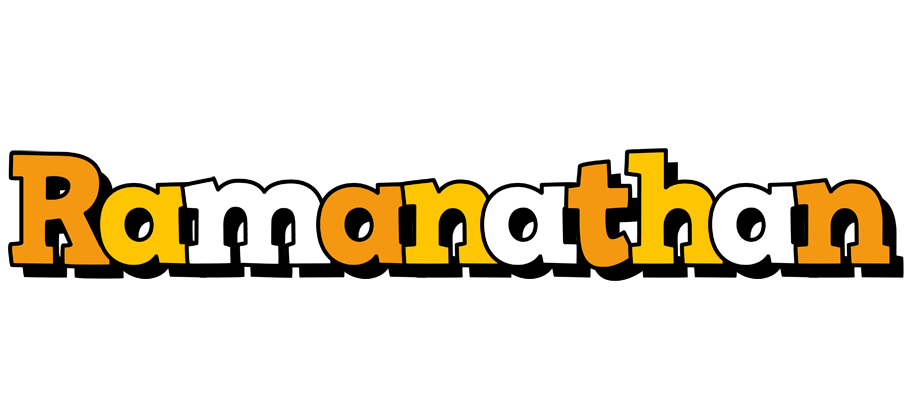 Ramanathan cartoon logo