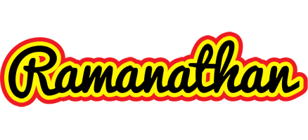 Ramanathan flaming logo