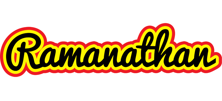 Ramanathan flaming logo