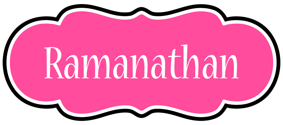 Ramanathan invitation logo