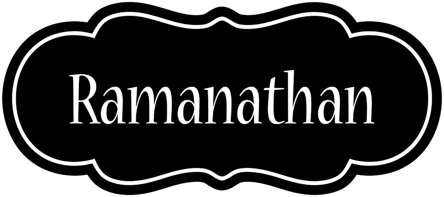 Ramanathan welcome logo