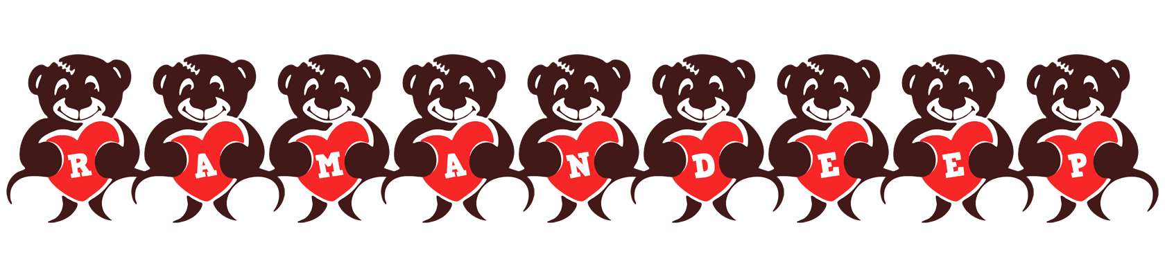Ramandeep bear logo