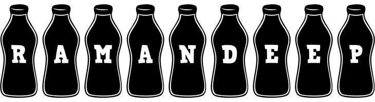 Ramandeep bottle logo