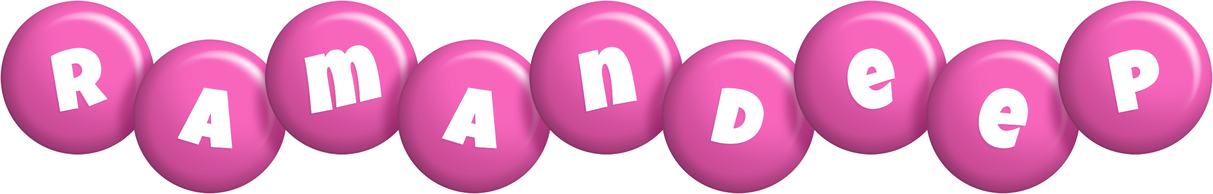 Ramandeep candy-pink logo