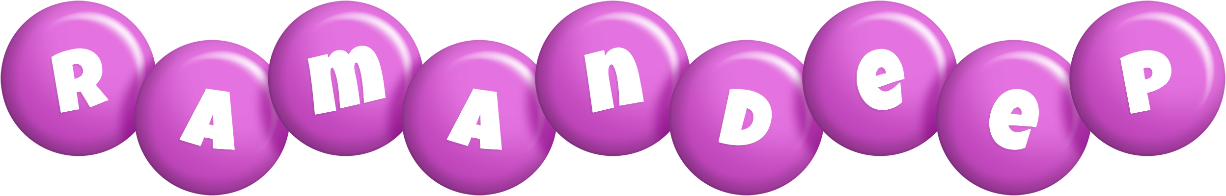 Ramandeep candy-purple logo