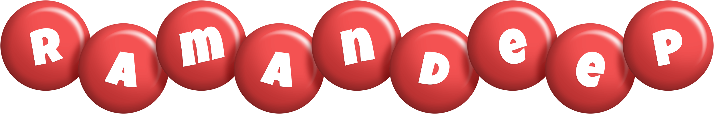 Ramandeep candy-red logo