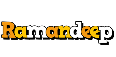 Ramandeep cartoon logo