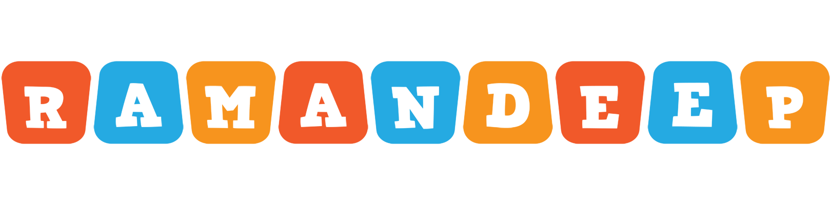 Ramandeep comics logo