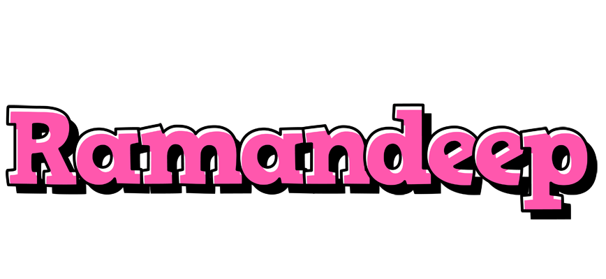 Ramandeep girlish logo