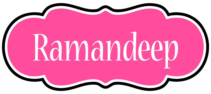 Ramandeep invitation logo