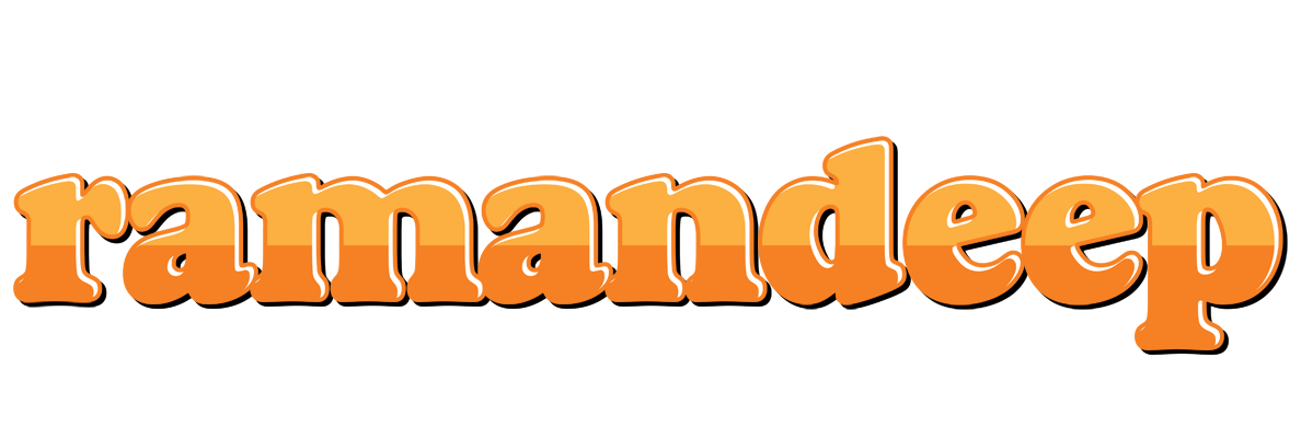 Ramandeep orange logo