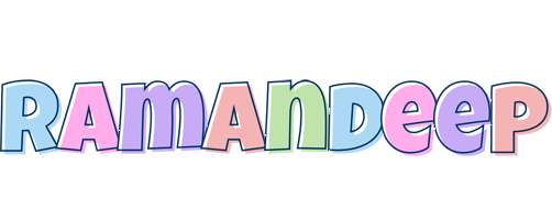 Ramandeep pastel logo