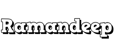 Ramandeep snowing logo