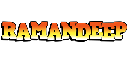 Ramandeep sunset logo