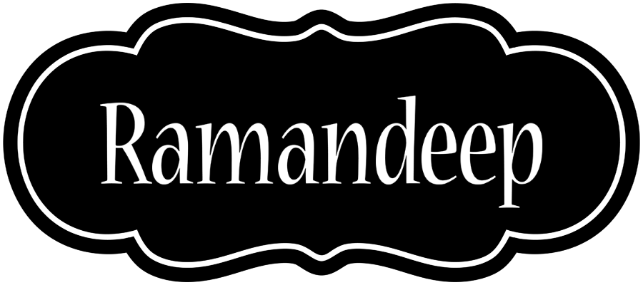 Ramandeep welcome logo