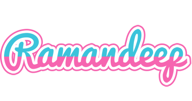 Ramandeep woman logo