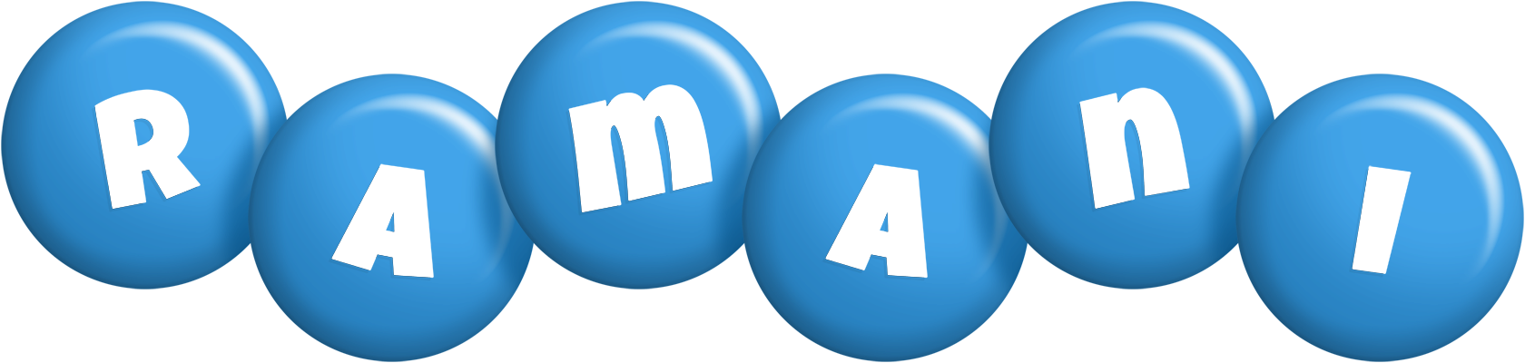 Ramani candy-blue logo
