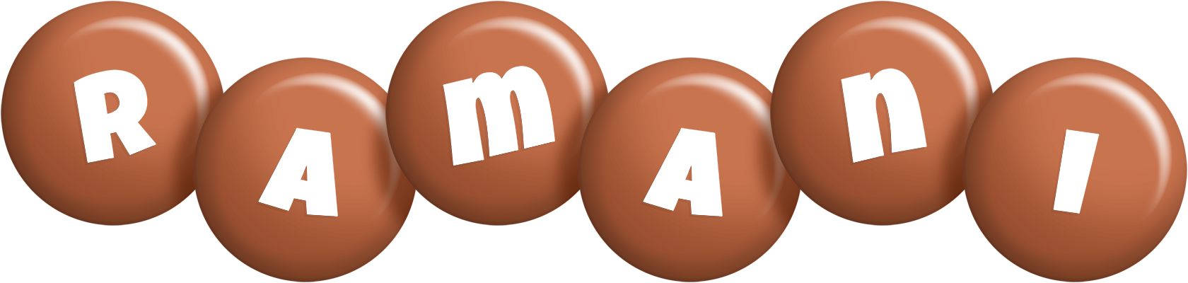 Ramani candy-brown logo