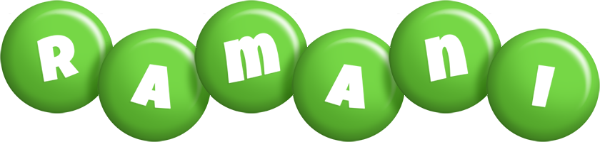 Ramani candy-green logo