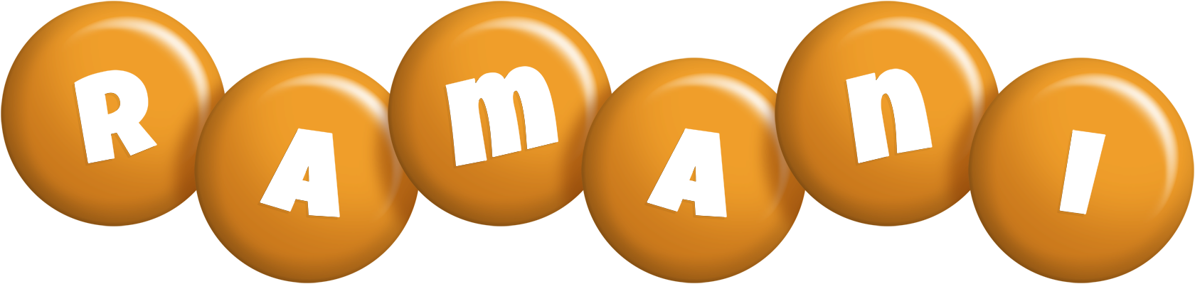 Ramani candy-orange logo
