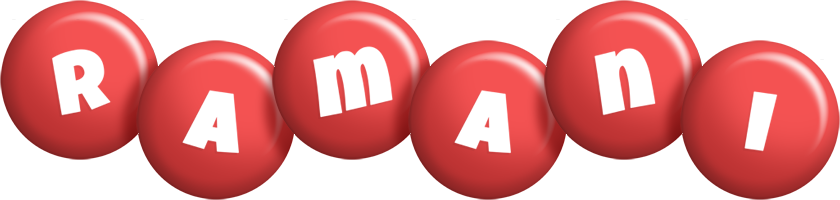 Ramani candy-red logo