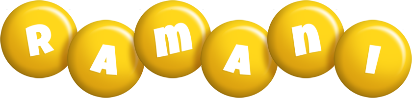 Ramani candy-yellow logo