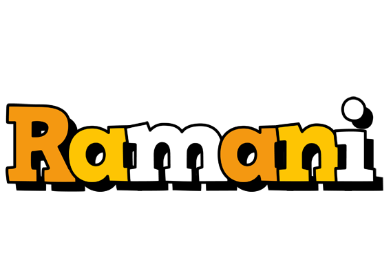 Ramani cartoon logo