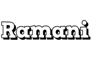 Ramani snowing logo