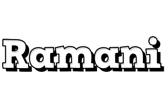 Ramani snowing logo