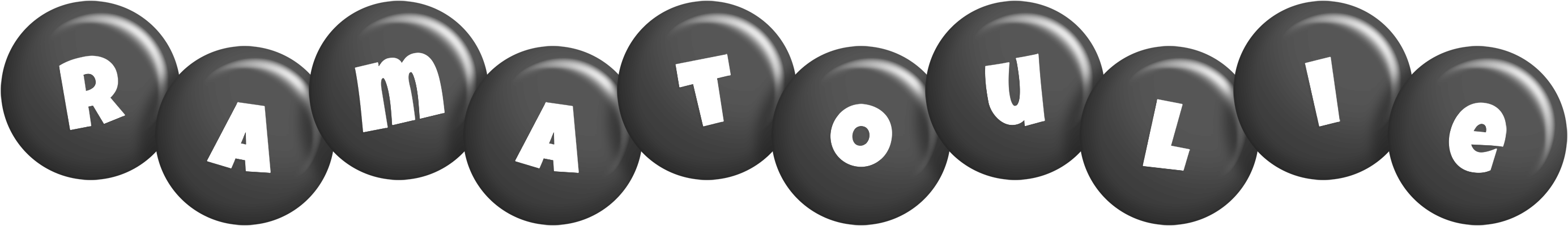 Ramatoulie candy-black logo