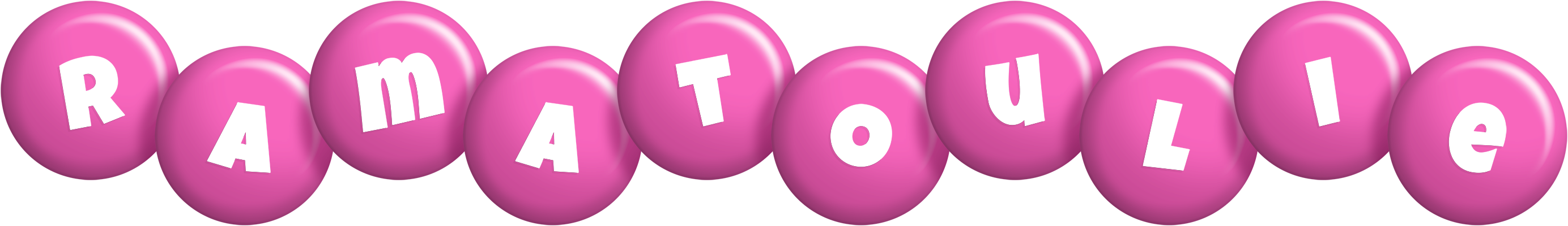 Ramatoulie candy-pink logo