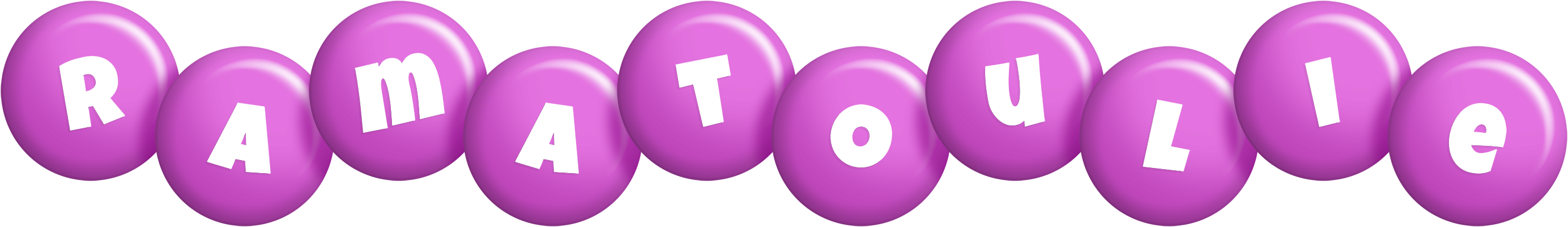 Ramatoulie candy-purple logo